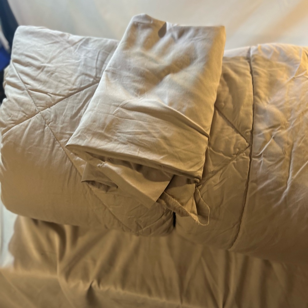 Elegant Beige Comforter Set